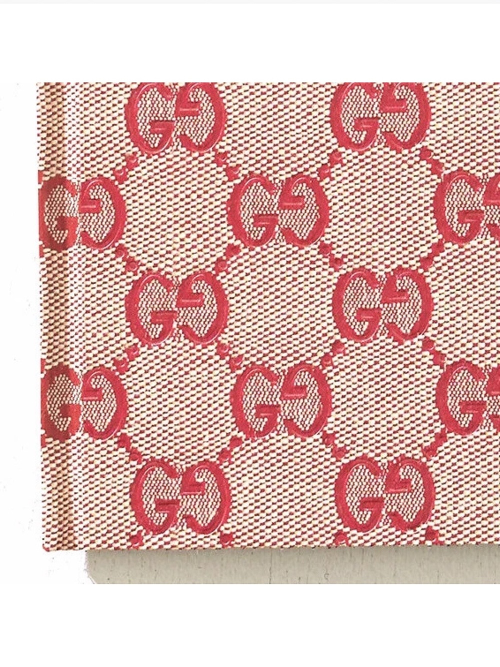 Gucci 'My Scrapbook' GG Monogram Hardcover
Notebook Red Size 7.3 x 5.6" NEW - Picture 3 of 7